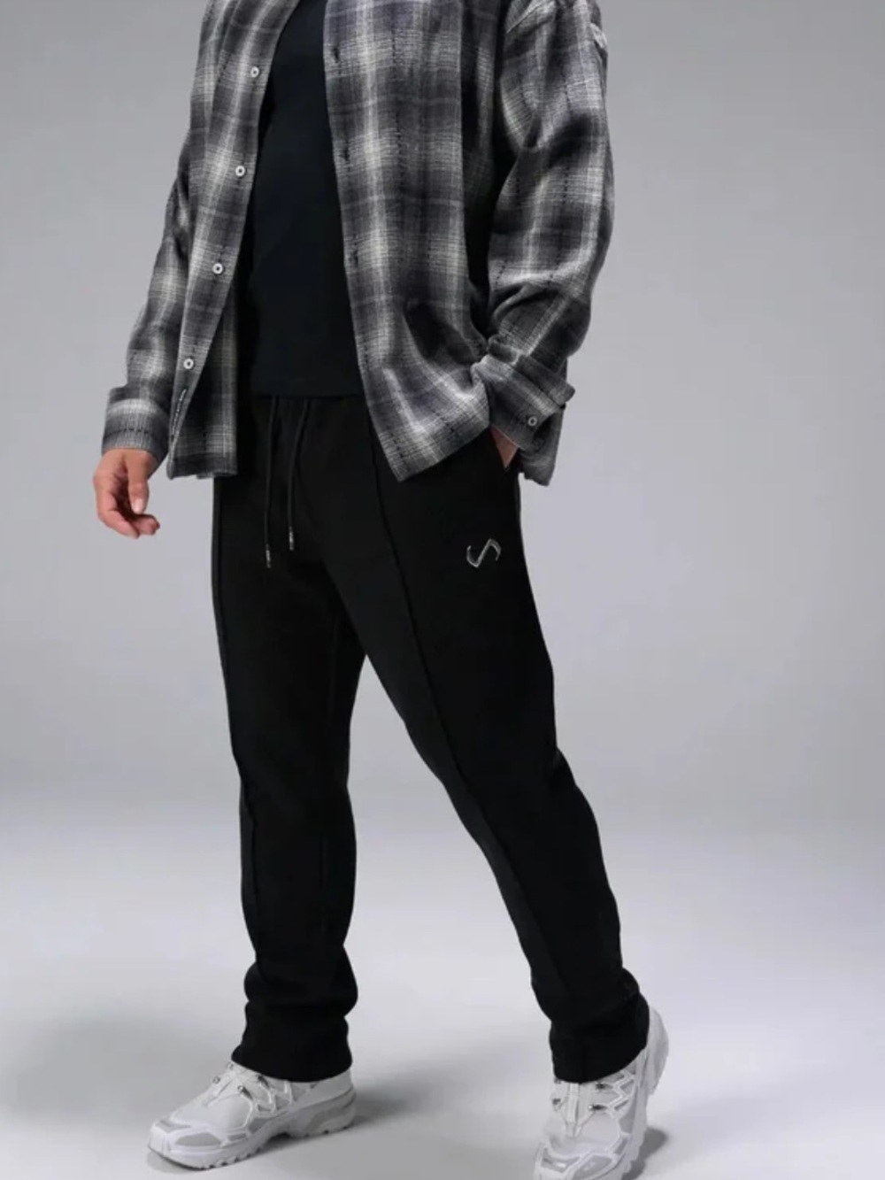 TLF Apparel GTS Waffle Tech Straight Leg Pants Black NWT Size L